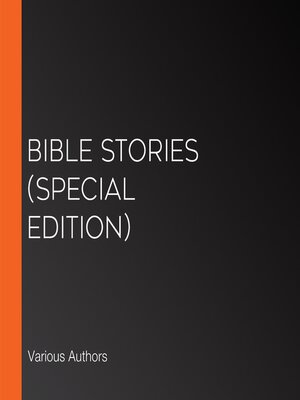 cover image of Bible Stories